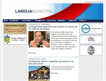 Tablet Screenshot of lariojamunicipal.com.ar